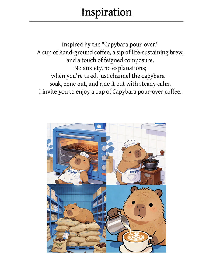 1STXULIE Superior Niche Capybara Earrings T5847