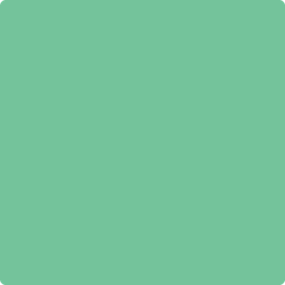 2036-40: Meadowlands Green a paint color by Benjamin Moore avaiable at Clement's Paint in Austin, TX.