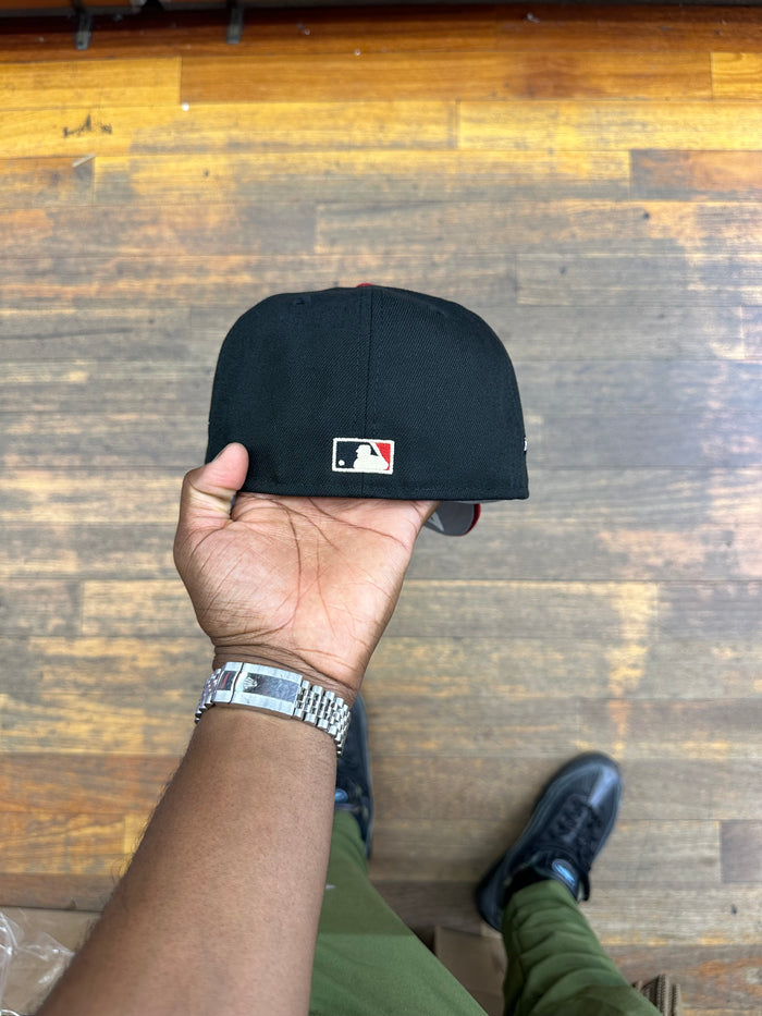 Arizona Diamond Backs Kanji Logo Black and Burgundy
