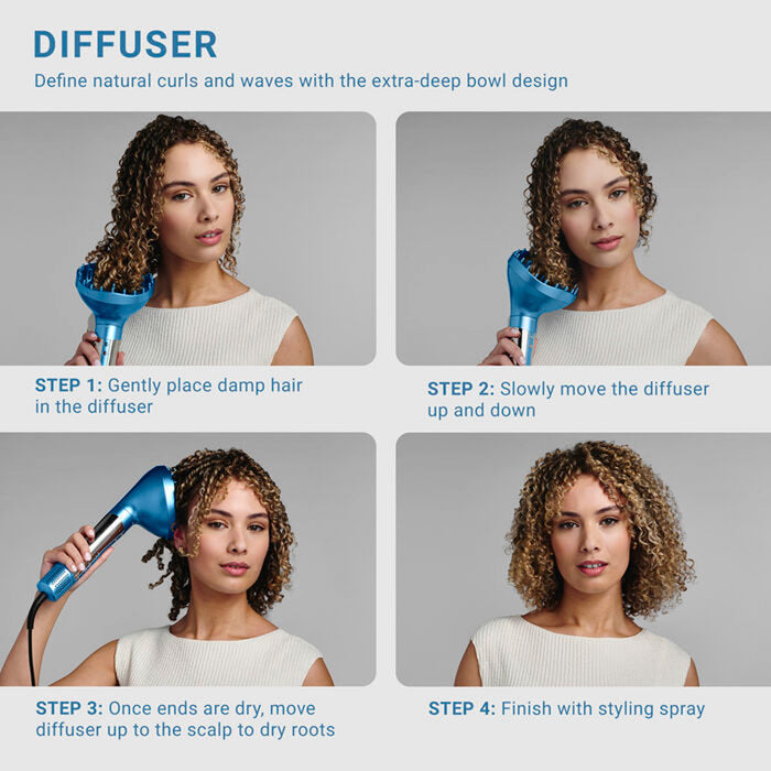 Babyliss Pro Nano Titanium Style & Switch Ionic Multi Styler Hair Dryer Dual Voltage