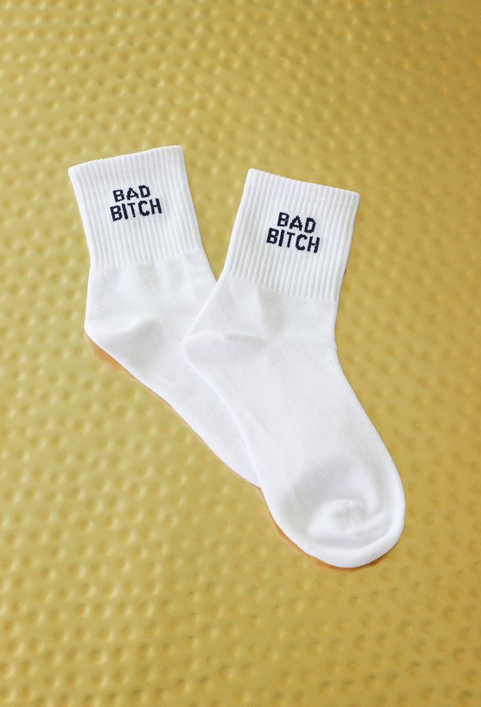 bad bitch crew socks
