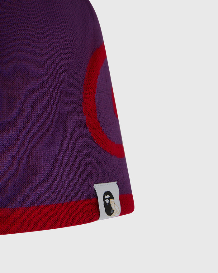 BAPE® OVO-Sta Logo Beanie - Purple