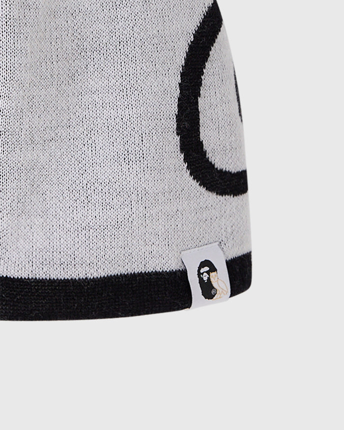BAPE® OVO-Sta Logo Beanie - White