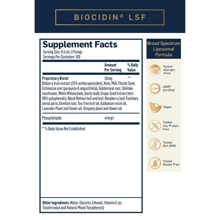 Biocidin LSF by Quicksilver Scientific