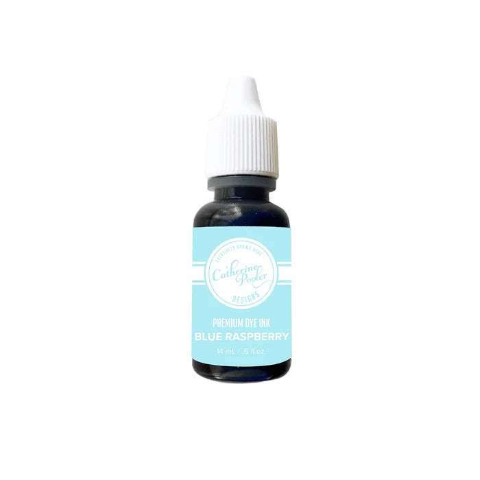 Catherine Pooler - Reinker - Blue Raspberry. This yellow ink is darker than Shea Butter. Available at Embellish Away located in Bowmanville Ontario Canada.