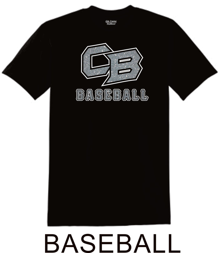 CO Baseball Basic BASEBALL Tee- Matte or Glitter