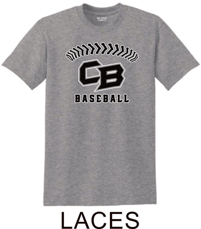 CO Baseball Basic LACES Tee- Matte or Glitter