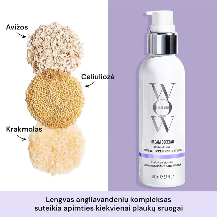 COLOR WOW Dream Cocktail Carb Infused Leave-in Treatment - nenuplaunamas serumas