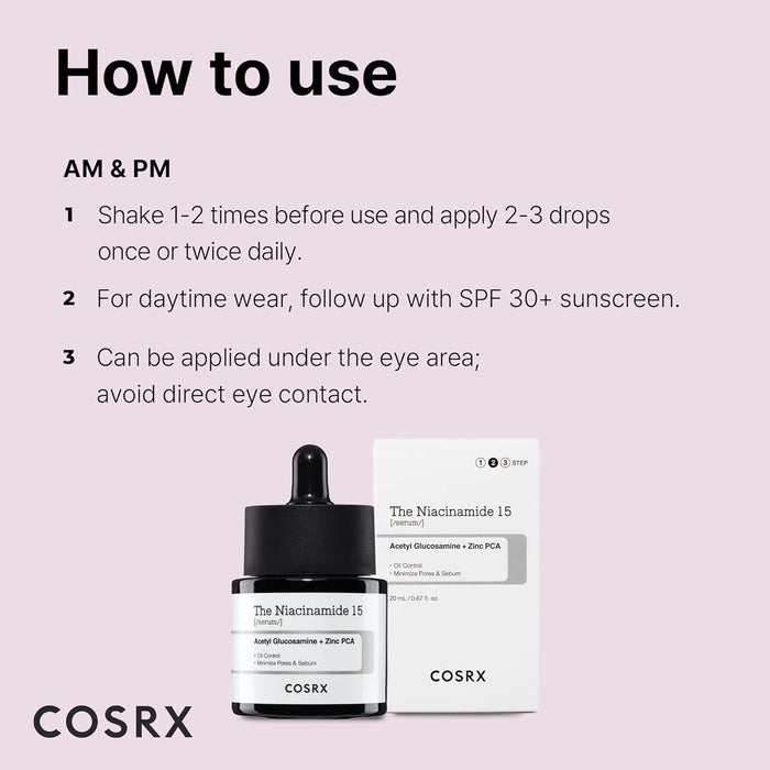 Cosrx The Niacinamide 15 Serum 0.67oz/20ml