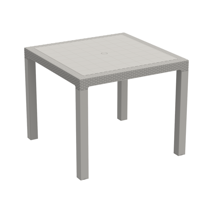 Durasheds Duramax Rattan 4- Seater Table Gray