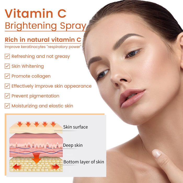 EELHOE Vitamin C Brightening Spray Skin Moisturizing And Fading Spray EELHOE COSMETICS