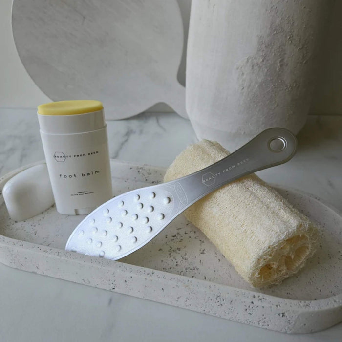 Beauty From Bees Foot Scrubber with Foot Balm (not included)