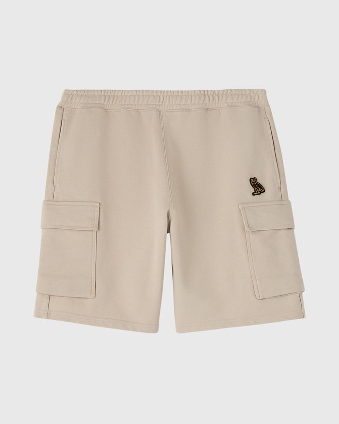 French Terry Cargo Short - Sandstone
