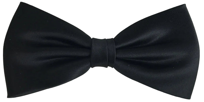 Gilt Edge Polyester Black Bow