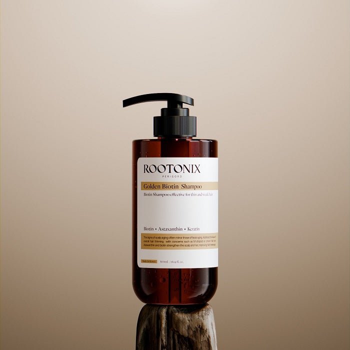 GOLDEN BIOTIN SHAMPOO - Sampon Cu Biotina Si Keratina Pentru Par Subtire Si Fragil - skinseen.ro