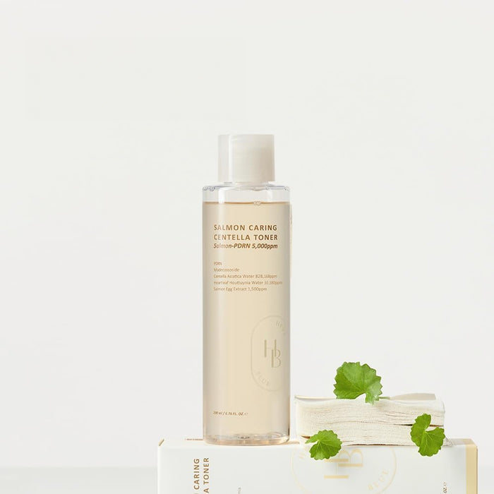 HEVEBLUE Salmon Caring Centella Toner - veido tonikas