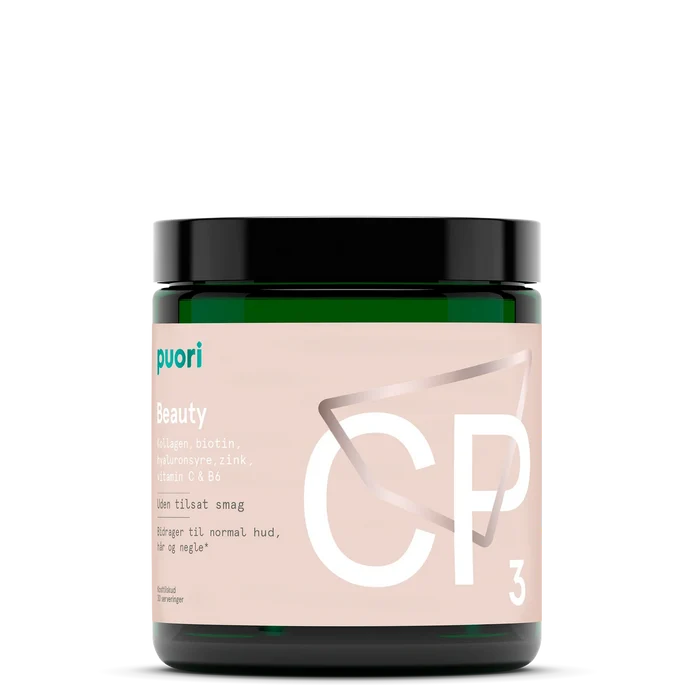 KORT DATO: Puori - CP3 - Beauty Kollagen uden tilsat smag - 155 g