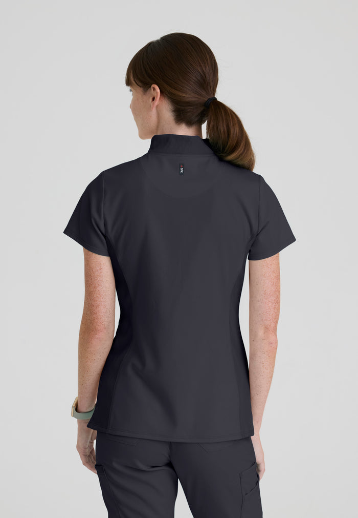 Kristi Top - Steel - Grey's Anatomy Scrubs