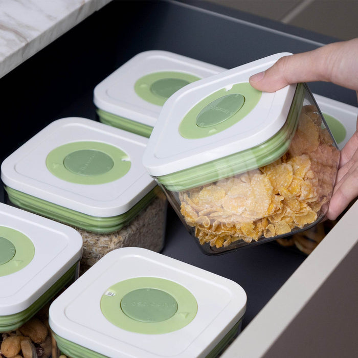 linoroso Food Storage Containers with Date Recording Lids-4 Pieces Set - Linoroso