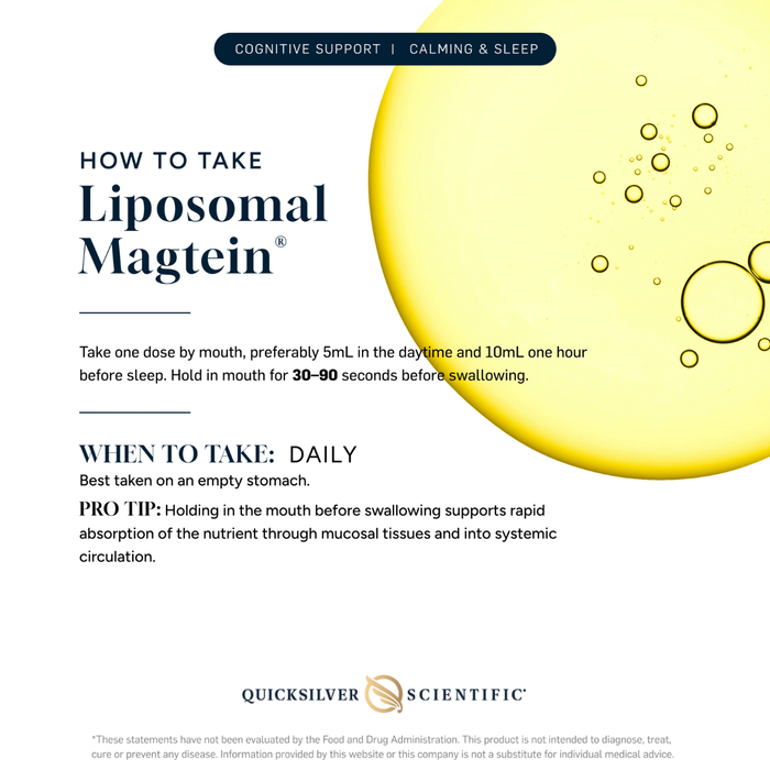 Liposomal Magtein by QuickSilver Scientific