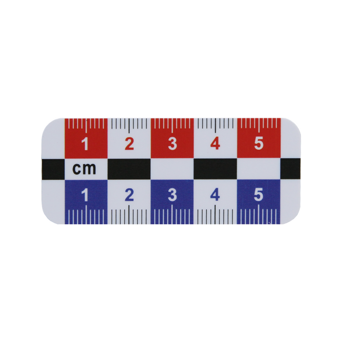 Low Gloss Double-Sided Scale Yes Double-Sided PVC Photography Scale with Red & Blue Grid (5cm) CT20051308