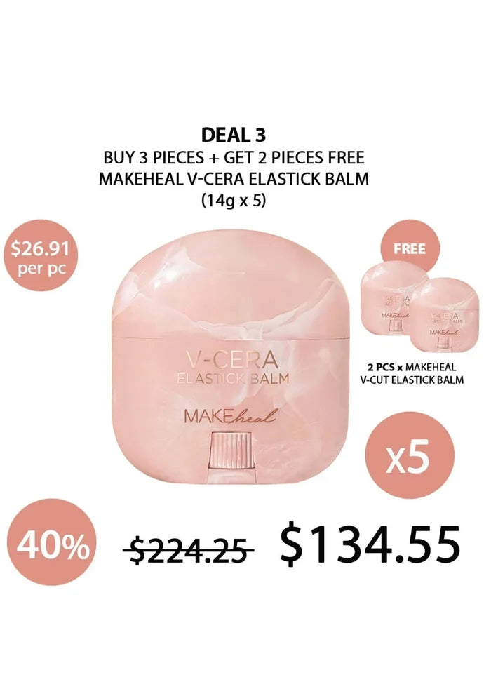 (BUY 3+2 FREE) MAKEHEAL V-CERA ELASTICK BALM