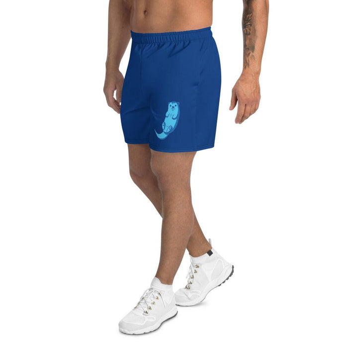 Otter Club Men's Athletic Long Shorts (Navy) - Billyforce Shop