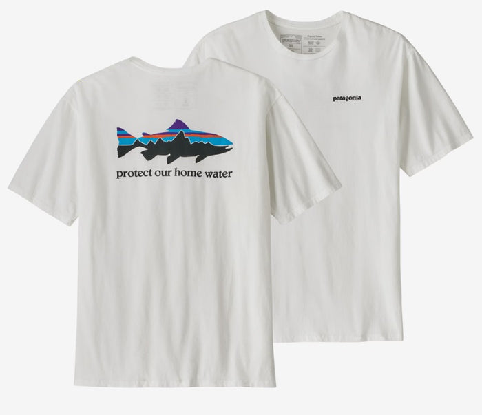 PATAGONIA HOME WATER TROUT ORGANIC MENS T-SHIRT