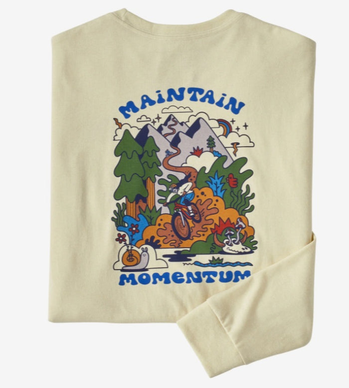 PATAGONIA MAINTAIN MOMENTUM POCKET RESPONSIBILI-TEE MENS LONG SLEEVE T-SHIRT