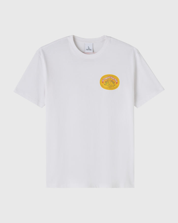 Pom Pom Banner Tee - White