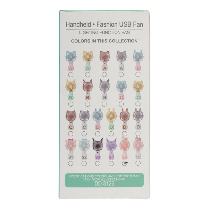 Portable Mini Handheld Fashion USB Fan