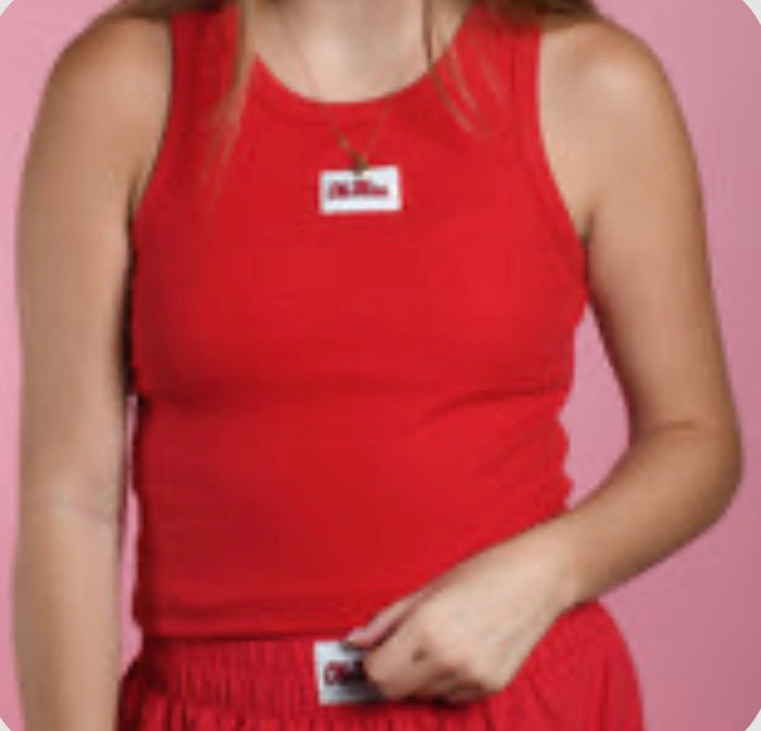 Preorder LM-Red Ole Miss Tank