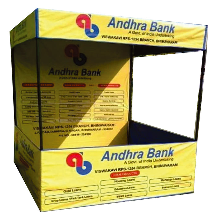 Promotional Canopy Tent - Demo Tent with Print Size in Feet 6' X 6' X 7' Rs 2850