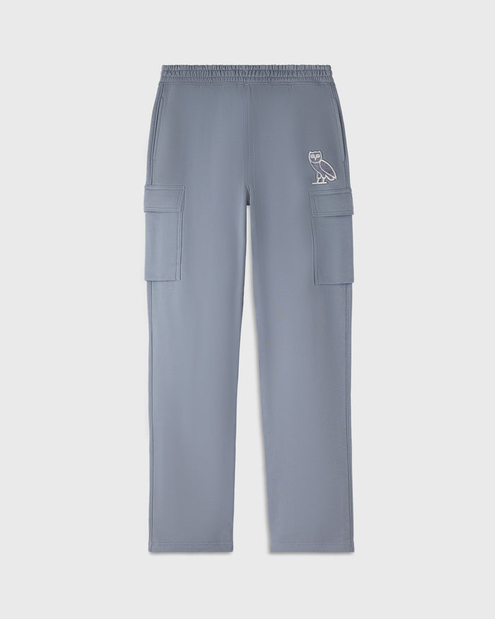 Mini OG Open-Hem Cargo Sweatpant - Slate Blue