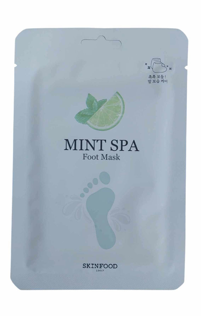 SKINFOOD Mint Spa Foot Mask جوارب للقدم