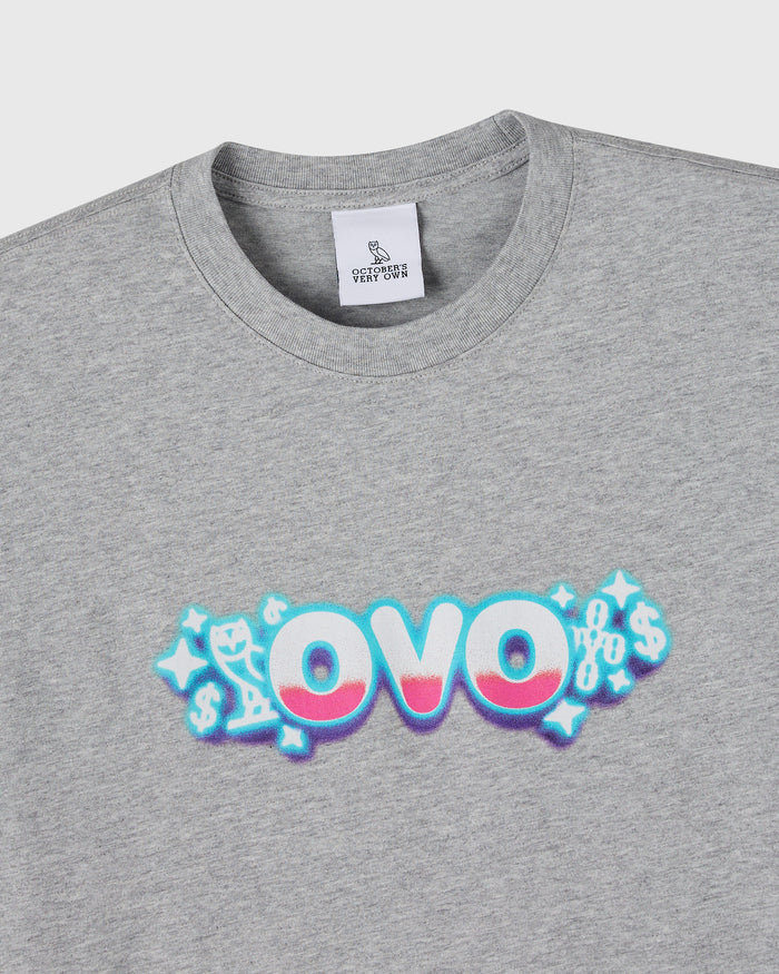Slots Tee - Heather Grey