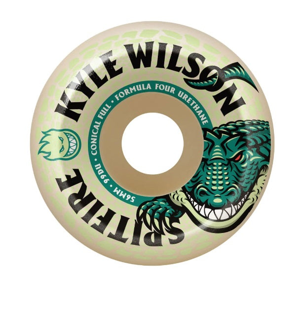 SPITFIRE FORMULA FOUR KYLE WILSON DEATH ROLL CONICAL FULL SKATEBOARD WHEELS