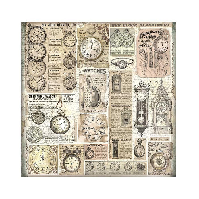 Stamperia - Polyester Fabric 12"X12" - 4/Pkg - Brocante Antiques. This fabric can be sewn by hand or machine, or used with craft glue. It can be washed by hand in cold water. Ready to use on greeting cards, mixed media, altered art and more. Available at Embellish Away located in Bowmanville Ontario Canada.