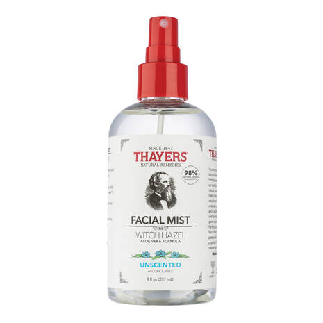 THAYERS Facial Mist Wich Hazel Aloe Vera Formula Unscented Alcohol Free