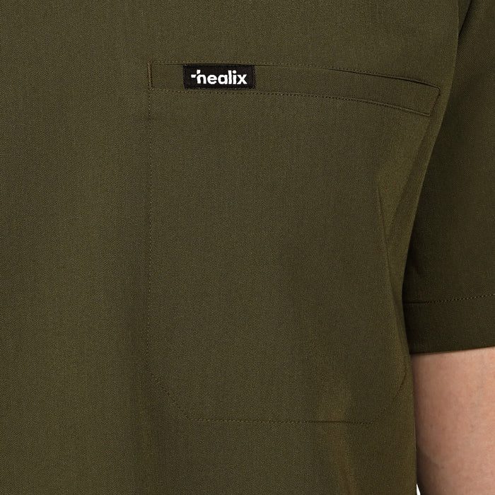 Trio Three-Pocket Scrub Top