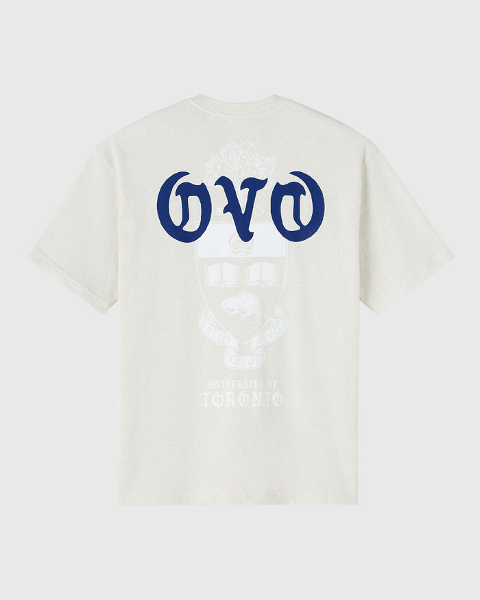 University of Toronto Heavy Weight Tee - Ash Heather Grey