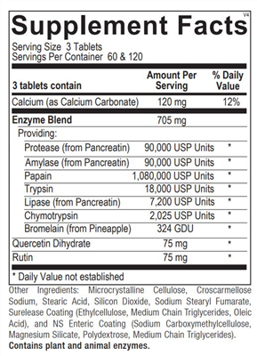 Vascuzyme (240 ct) by Ortho Molecular
