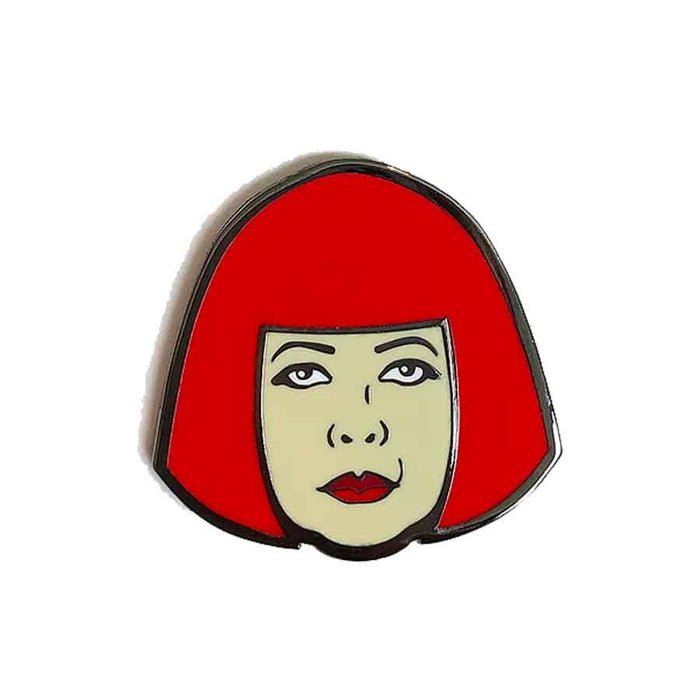 Yayoi Kusama Hard Enamel Pin — Adam's Nest, Provincetown