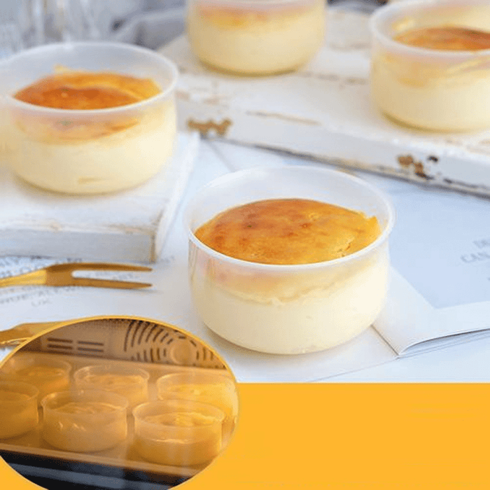 130mL Matt Clear Creme Baking Container Base - TEM IMPORTS™