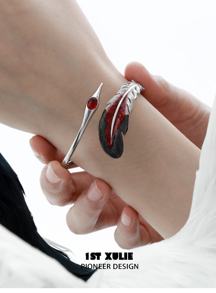 1STXULIE Fairy Crane Collection Niche Gothic Bracelet & Necklace T4701