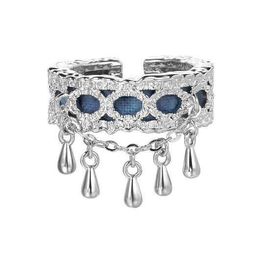 1STXULIE Superior Miao-style Niche Open Ring T5830