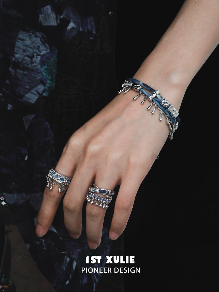 1STXULIE Superior Miao-style Niche Open Ring T5830