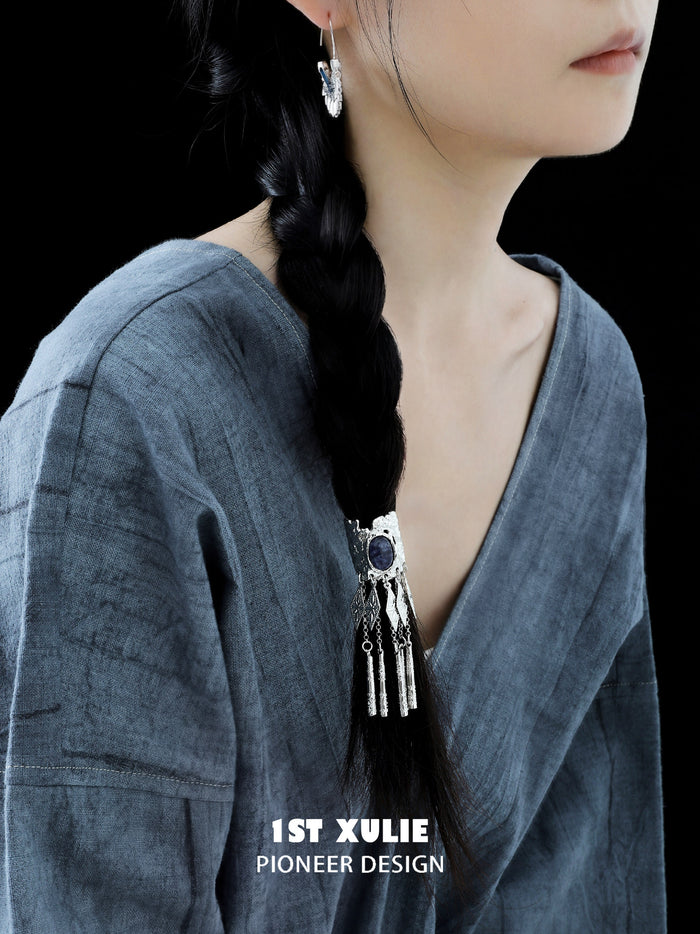1STXULIE Superior Miao-style Retro Hair Clip T5816