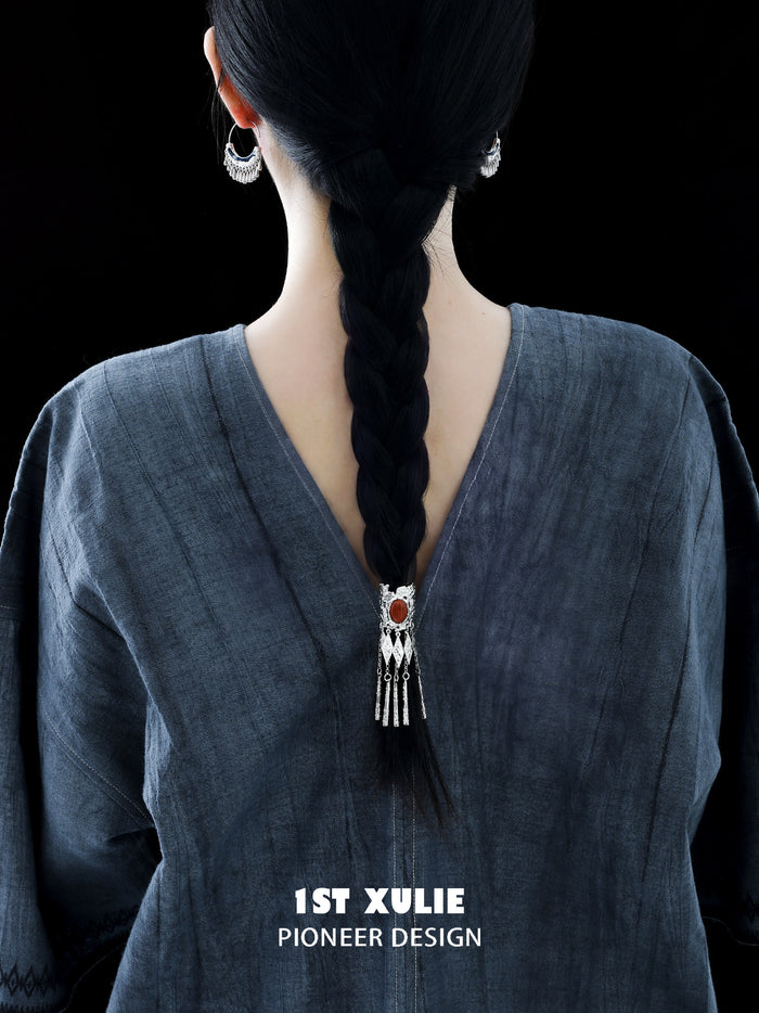 1STXULIE Superior Miao-style Retro Hair Clip T5816