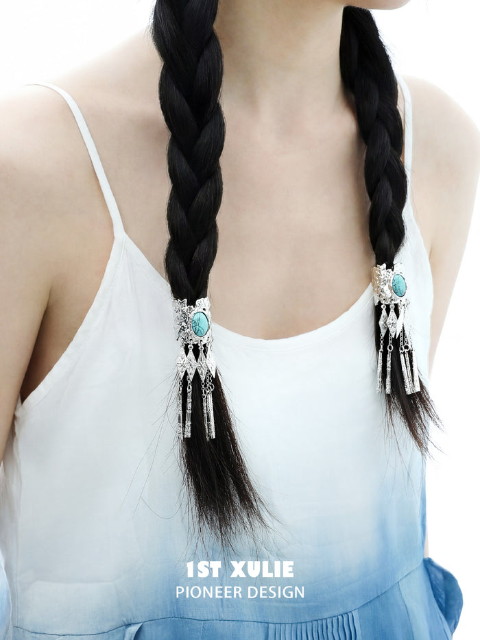 1STXULIE Superior Miao-style Retro Hair Clip T5816